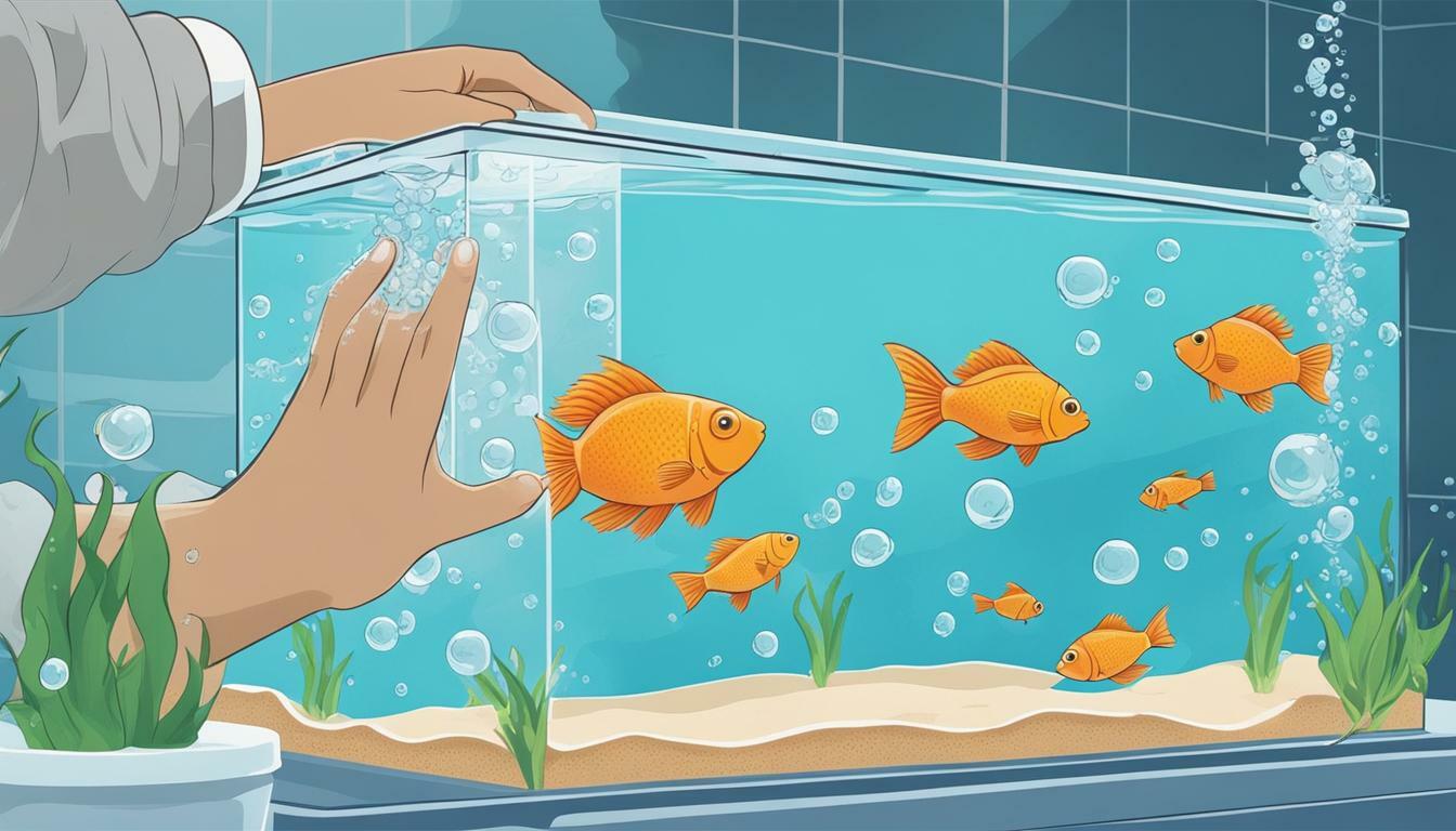 How To Get Rid Of Bubbles On Top Of Fish Tank